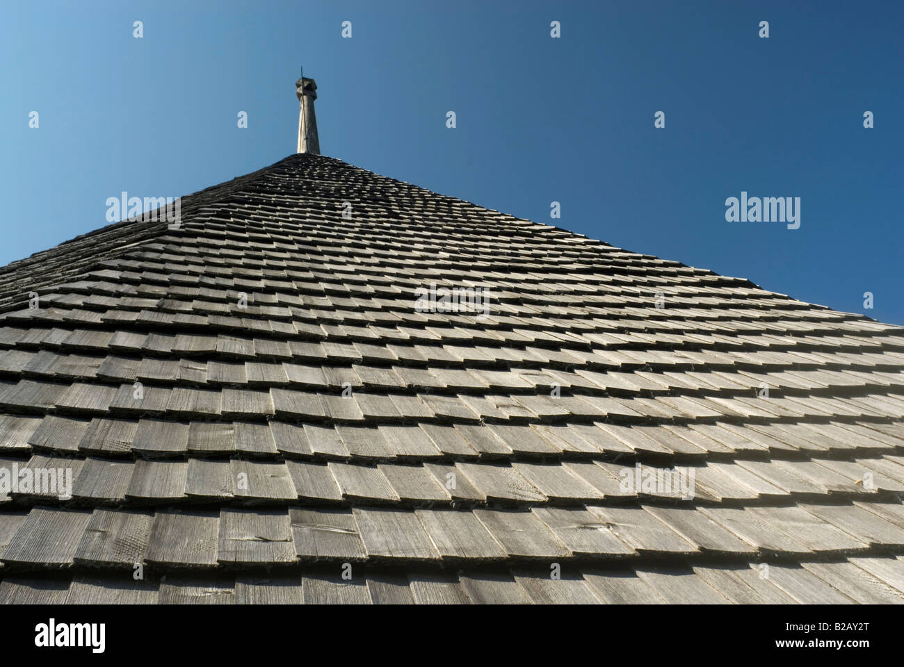 A rooftop at the Szentendre Open Air Museum