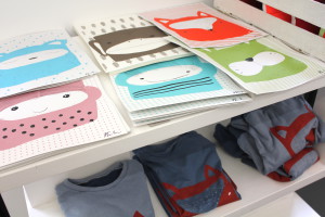 Prints and T-shirts for kids at Printa, Jewish district, Budapest