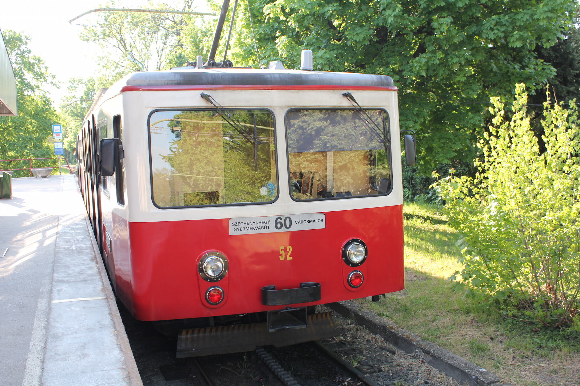 Cogwheel railway in Budapest