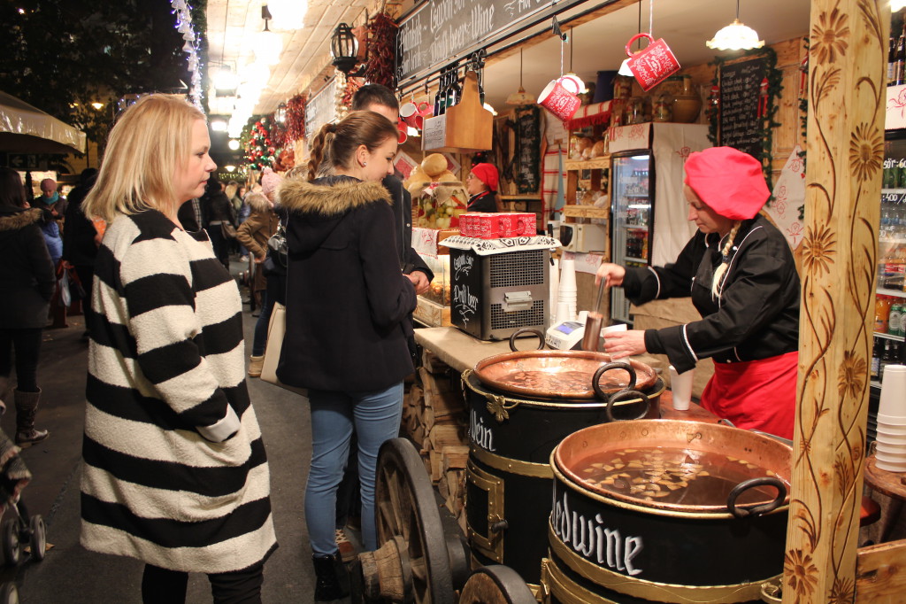 Mulled wine at the Budapest Christmas Market