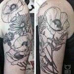 Flowers - Tattoo by Dorca