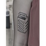 Cheese grater - Tattoo by Dorca