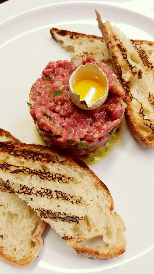 Angus beef tartare at Beszálló