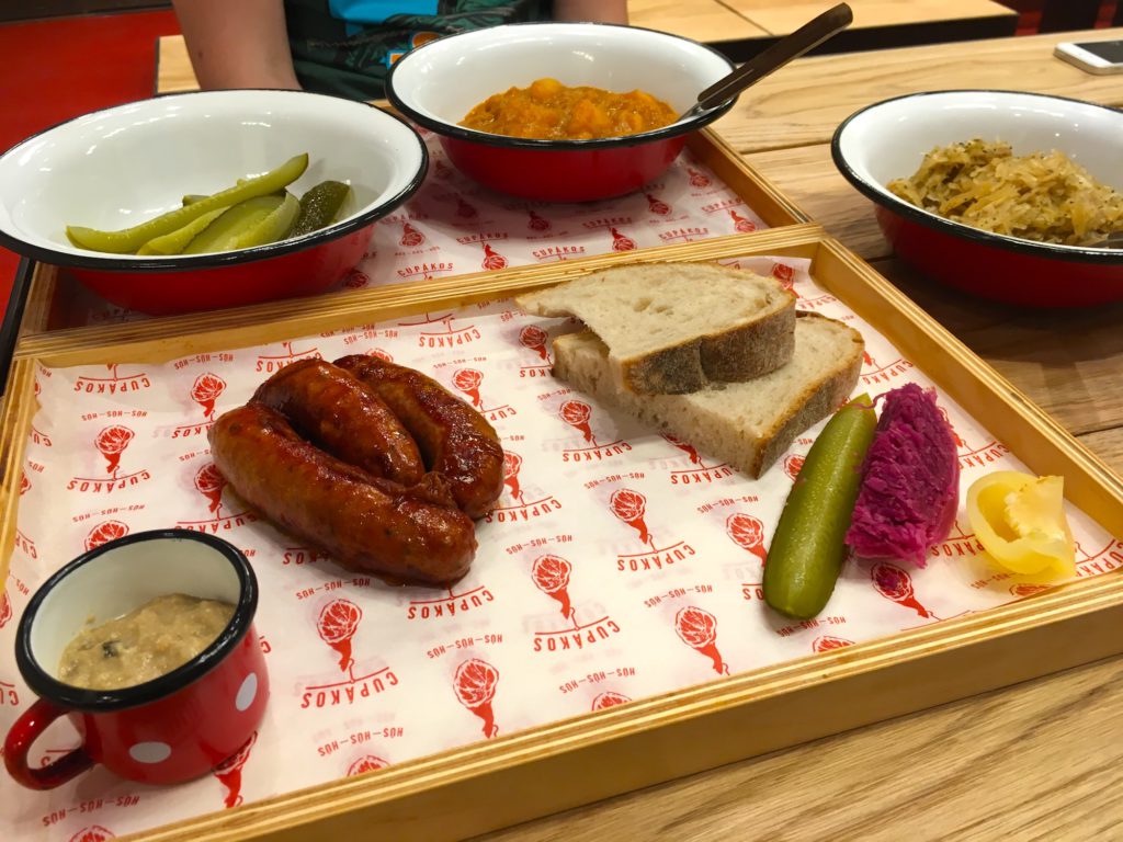 Casual meat-lovers meal at Cupákos, Budapest