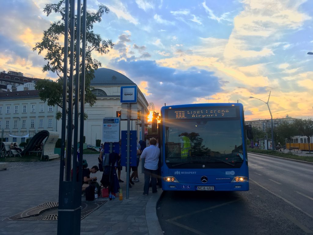 Airport Bus 100E in Budapest