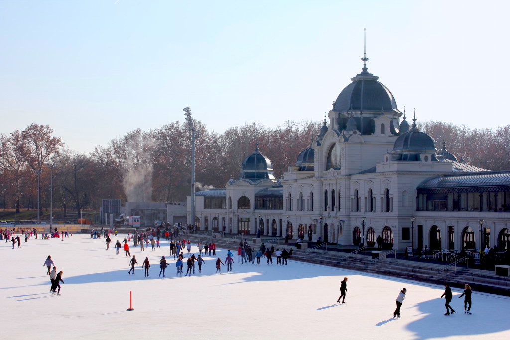 ice skating rink Budapest