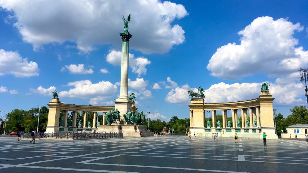 Heroes square, Budapest