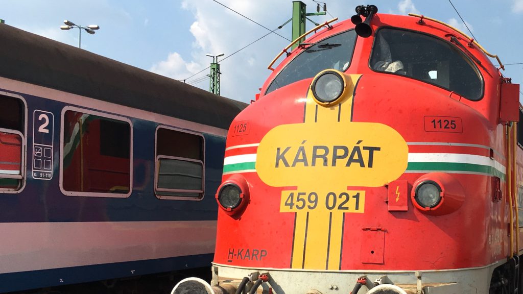 Retro train at Déli railway station, Budapest - Transportation Tour