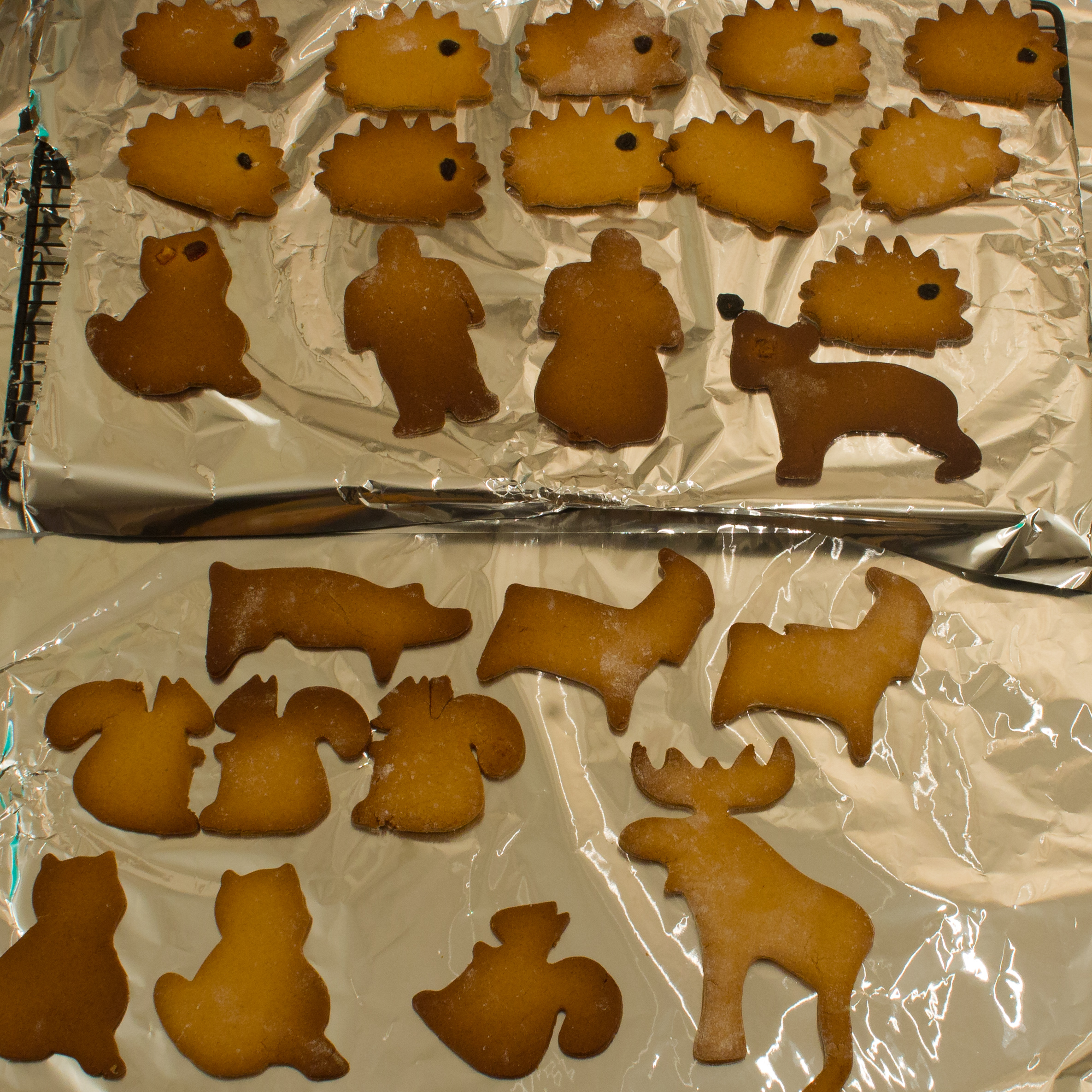 Hedgehog gingerbreads