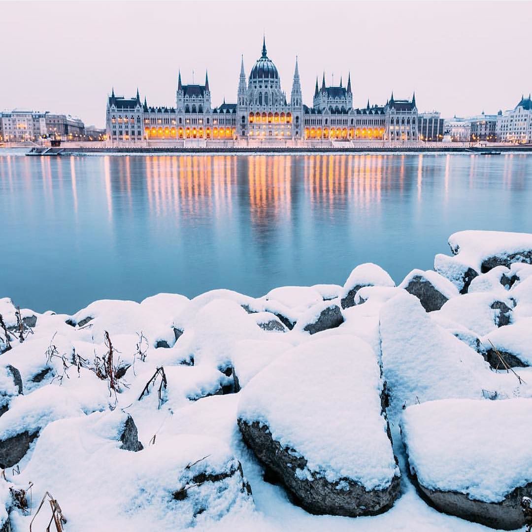 Snowy Budapest