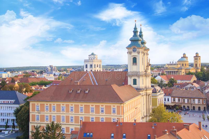The panorama of Eger