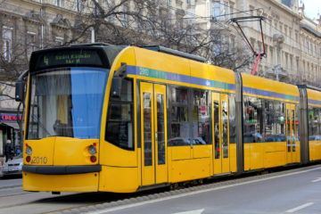 The 4-6 tram of Budapest runs all night long