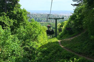 Chairlift in the Buda hills - unique transportation Budapest